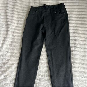 Mens DNM Works Jaeger Size Small Soft Dark Grey Cuffed Joggers Sweatpants